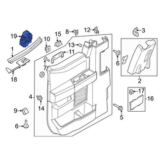 Ford OE - Rear Door Window Switch