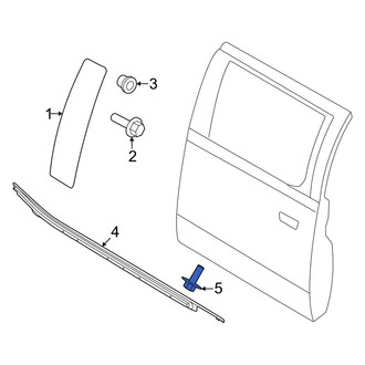 Ford OE - Door Window Glass Surround Channel Bolt