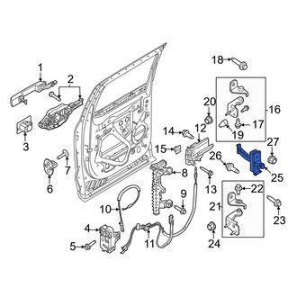 Ford OE - Rear Door Check