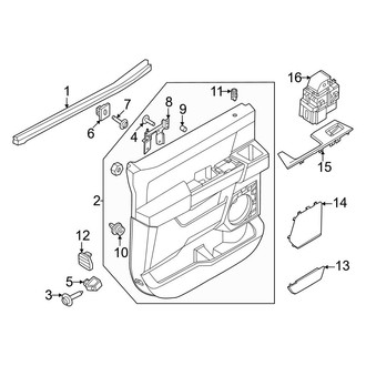 Ford OE - Rear Door - Interior Trim