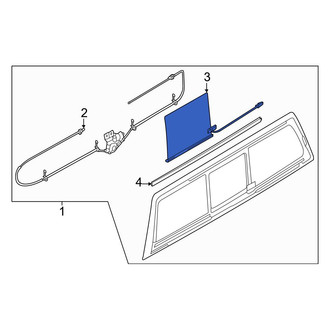 Ford OE - Rear Cab Sliding Glass