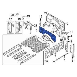 Ford OE - Rear Right Outer Truck Bed Panel