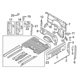 Ford OE - Pick Up Box - Floor