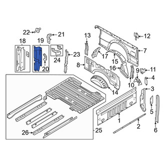 Ford OE - Truck Bed Panel Reinforcement
