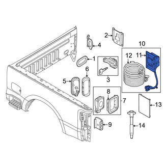 Ford OE - Rear 12 Volt Accessory Power Outlet