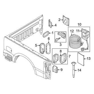 Ford OE - Pick Up Box - Cargo Area Trim (8' Box)
