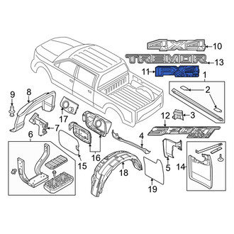 Ford OE - Rear Truck Bed Decal