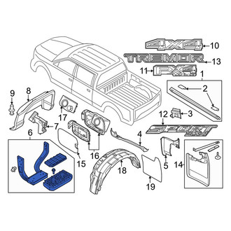Ford OE - Rear Left Running Board