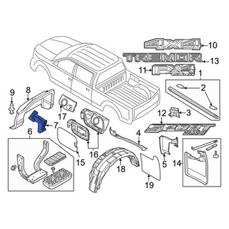 Ford OE - Rear Right Running Board Reinforcement