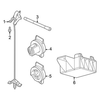 Ford OE - Spare Tire Carrier - Carrier & Components