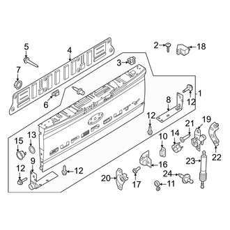 Ford OE - Tail Gate (W/O Flex Step)