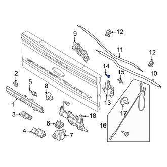 Ford OE - Tailgate Latch Bolt