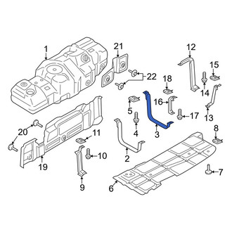 Ford OE - Rear Fuel Tank Strap