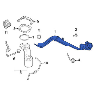 Ford OE - Fuel Tank Filler Neck