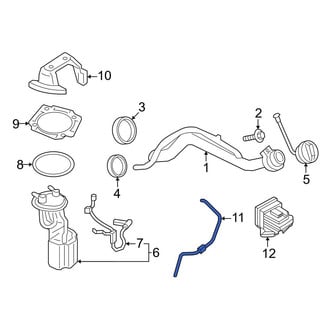 Ford OE - Evaporative Emissions System Lines
