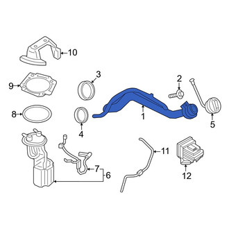 Ford OE - Fuel Tank Filler Neck