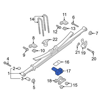 Ford OE - Right Leaf Spring Spacer