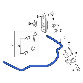 Ford OE - Rear Suspension Stabilizer Bar