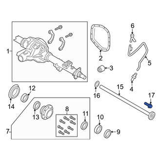 Ford OE - Drive Axle Shaft Bolt