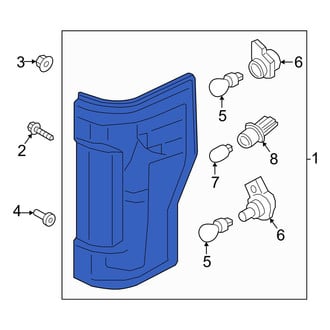 Ford OE - Rear Right Tail Light Assembly
