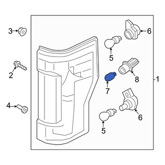 Ford OE - Rear Back Up Light Bulb