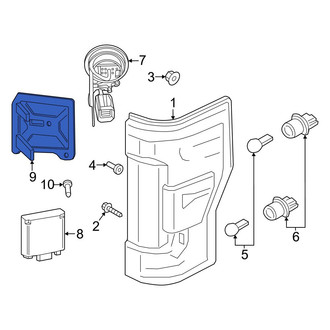 Ford OE - Left Blind Spot Detection System Warning Sensor Bracket