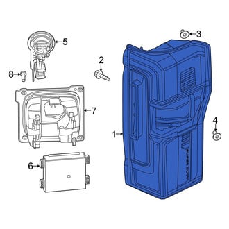 Ford OE - Rear Left Tail Light Assembly