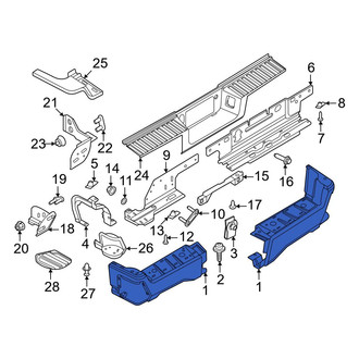 Ford OE - Front Bumper Face Bar