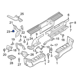 Ford OE - Trailer Hitch Nut