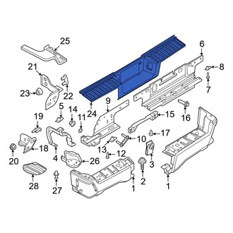 Ford OE - Rear Right Bumper Step Pad