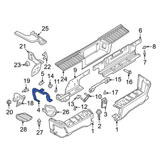 Ford OE - Right Bumper Face Bar Bracket