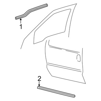 Ford OE - Front Door - Exterior Trim