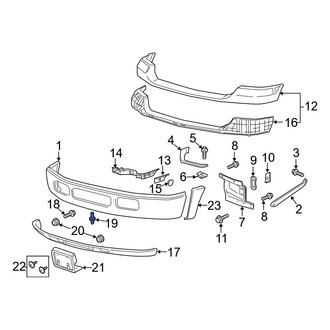 Ford OE - Valance Panel Clip