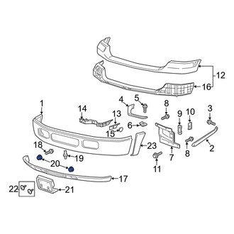 Ford OE - Interior Door Handle Nut