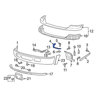 Ford OE - Right Inner Bumper Face Bar Bracket