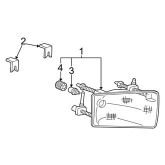 Ford OE - Front Lamps - Headlamp Components (Composite)