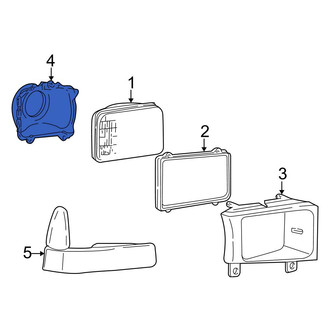 Ford OE - Left Headlight Bracket