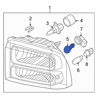 Ford OE - Front Turn Signal Light Bulb
