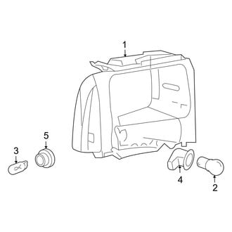 Ford OE - Front Lamps - Park Lamps (Cab & Chassis - Crew Cab / Cab & Chassis - Conventional)
