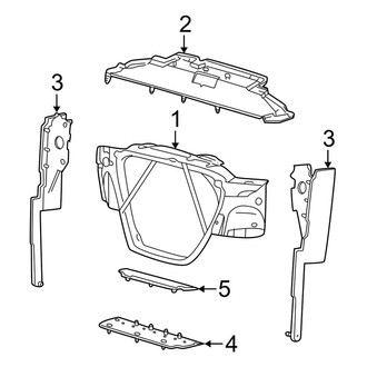 Ford OE - Radiator Support (5.4L)