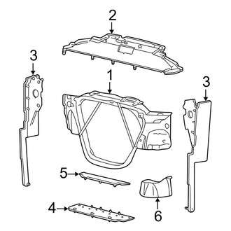 Ford OE - Radiator Support (7.3L)