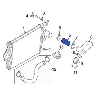 Ford OE - Lower Intercooler Pipe Adapter