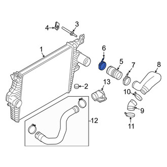 Ford OE - Intercooler Pipe Clamp