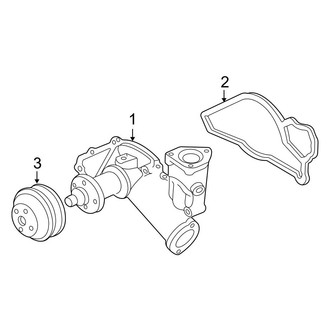 Ford OE - Cooling - Water Pump (Cab & Chassis - Crew Cab)