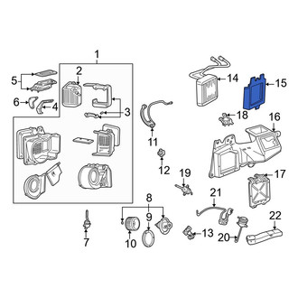 Ford OE - Front HVAC Heater Core Seal