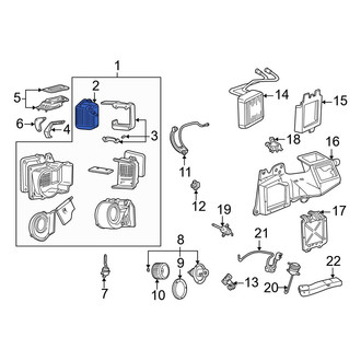 Ford OE - A/C Evaporator Core