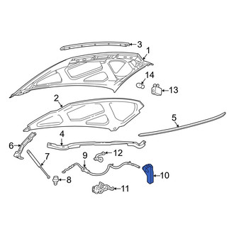 Ford OE - Front Hood Release Handle