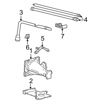 Ford OE - Components under Hood (Jack Storage Compartment)