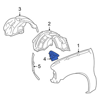 Ford OE - Rear Forward Fender Splash Shield