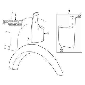 Ford OE - Fender - Exterior Trim (Regular Cab / SuperCab / Crew Cab 5.4L)